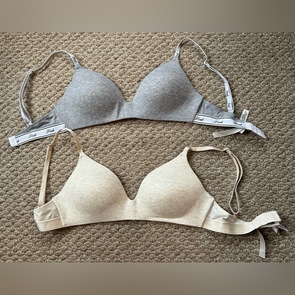 BRAND NEW PINK Victoria’s Secret Wireless bras - 32D